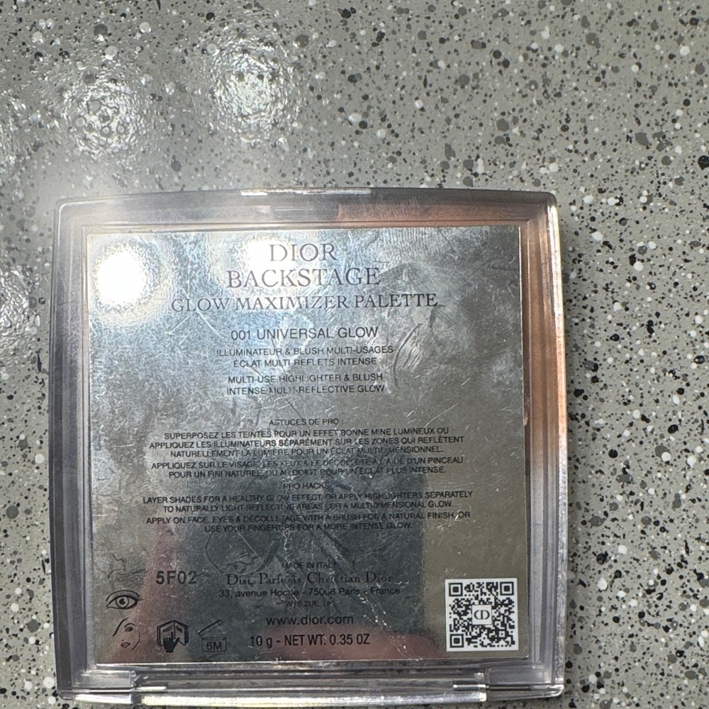 Dior Backstage Universal Glow Palette